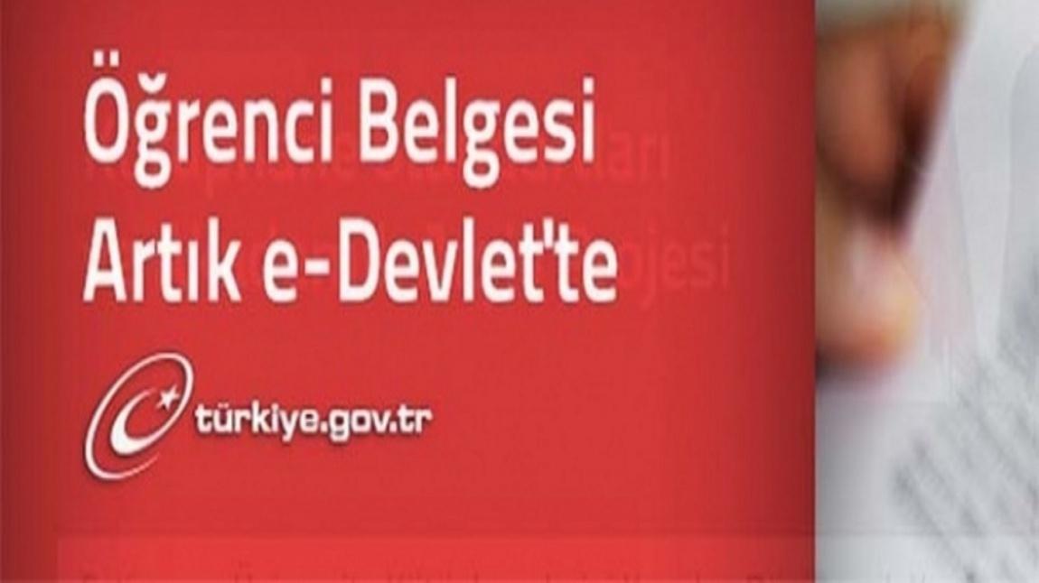 E-Devletten Öğrenci Belgesi Alma